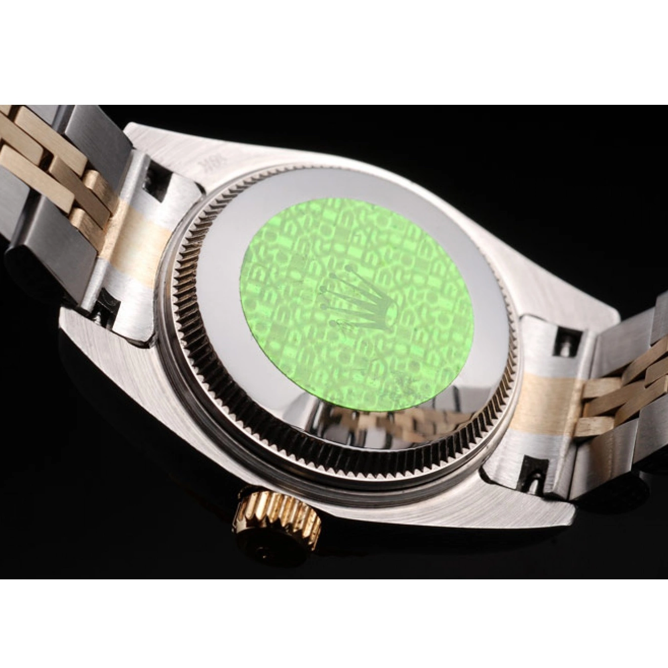Aaa replica Tone 98078 Rolex Plated Steel Yellow Datejust Stainless Gold Two 0729